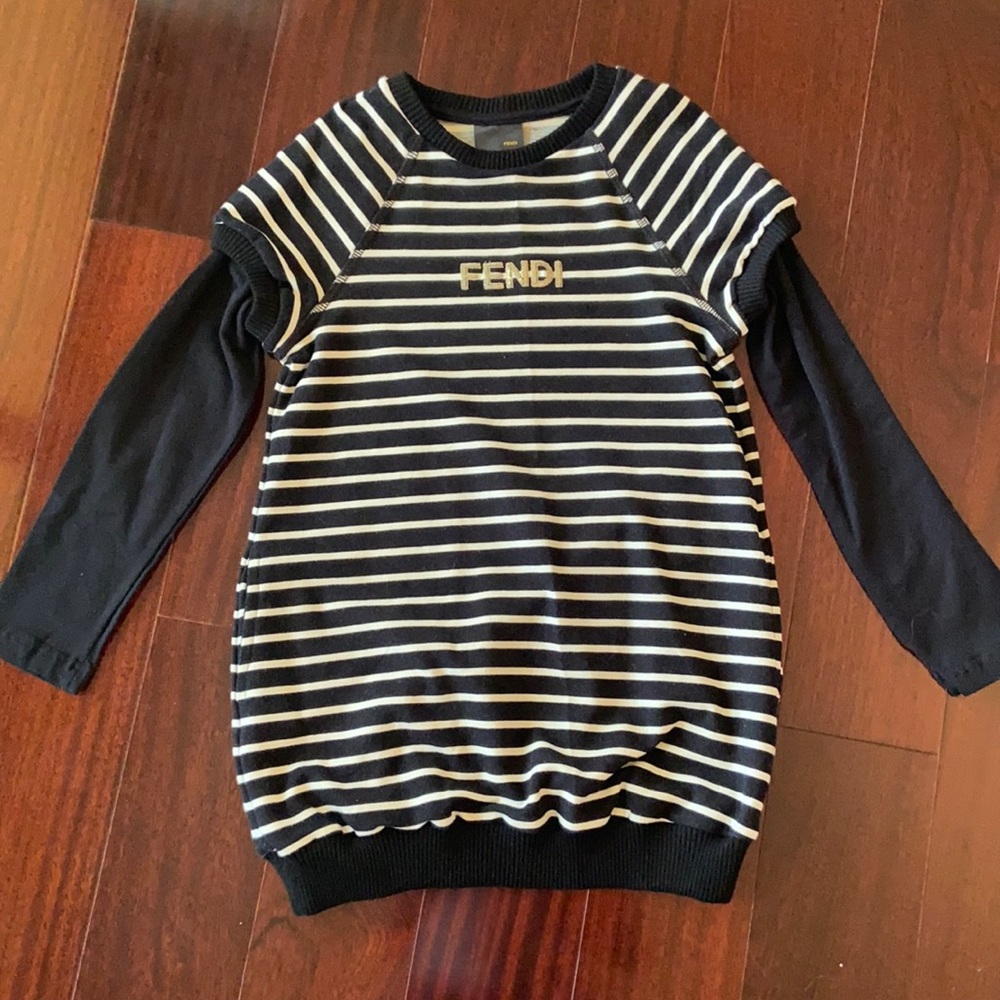 Girls Fendi sweater dress